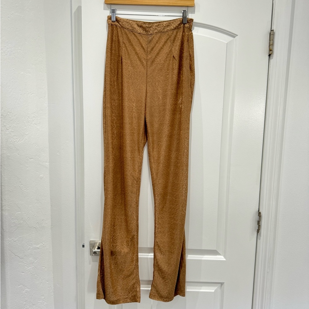 Never Worn - Brown Textured Beach Pants